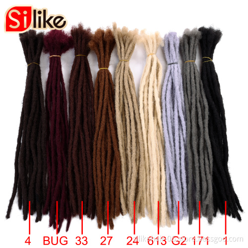 Cheap 10Strands/Pack Hip-Hop Style Blonde Women Men's Dread Reggae Hair Handmade locks Hair Synthetic Dreadlocks Extensions